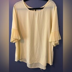 Elegant Yellow Women's Blouse